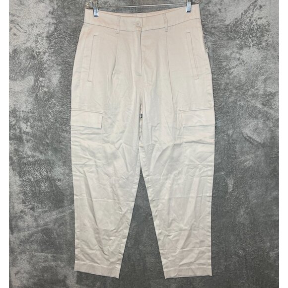 Old Navy Women High Rise Taylor Straight Leg Baggy Loose Cargo Trouser M NWT - Picture 1 of 13